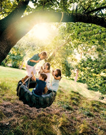 spielende Kinder